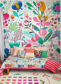 Papel de Parede Infantil Flora - Painel