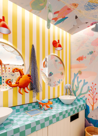 Papel de Parede Adesivo - Listrado Mostarda