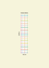 Papel de Parede Infantil - Contando Cores Suave