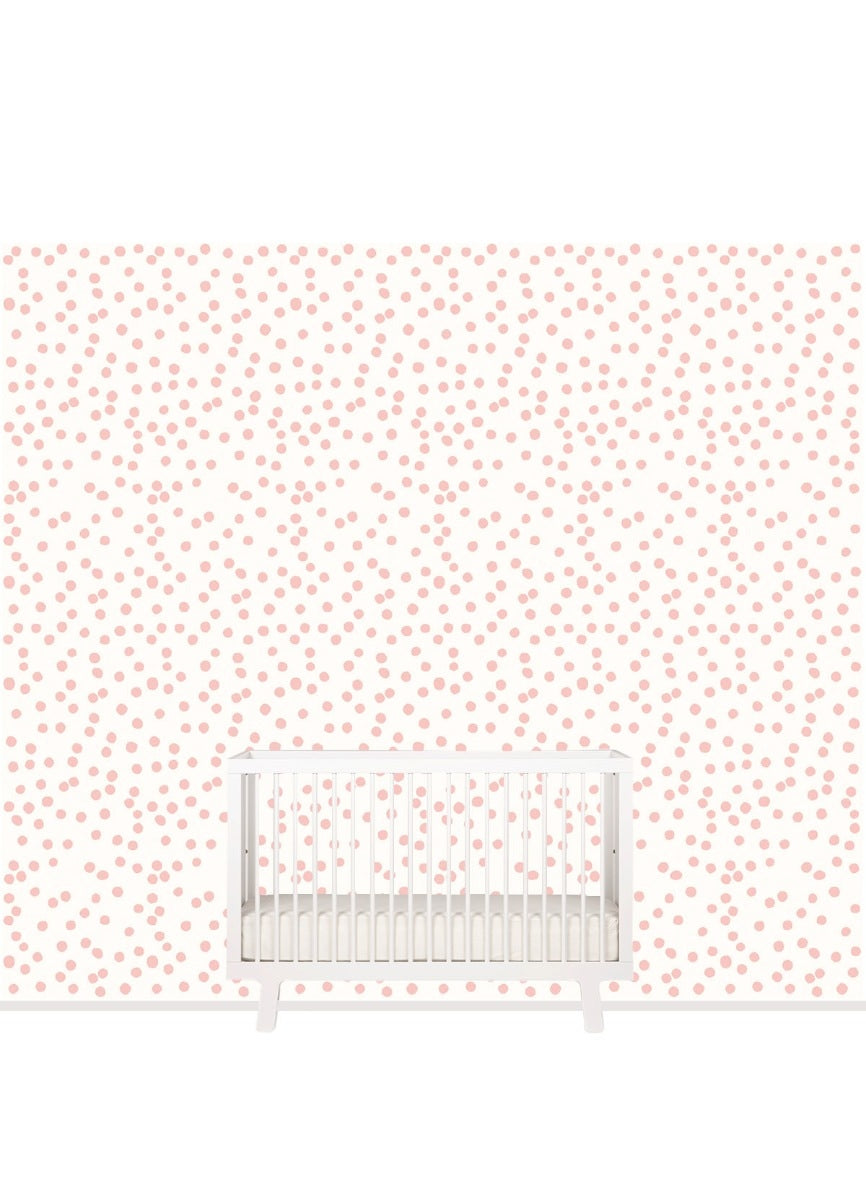 Papel de Parede Infantil - Confetti Rosa