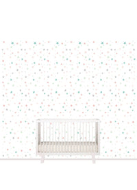 Papel de Parede Infantil - Estrelas Pastel