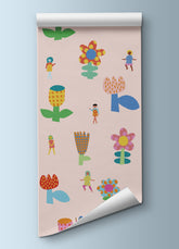 Papel de Parede Infantil - Jardim dos Sonhos