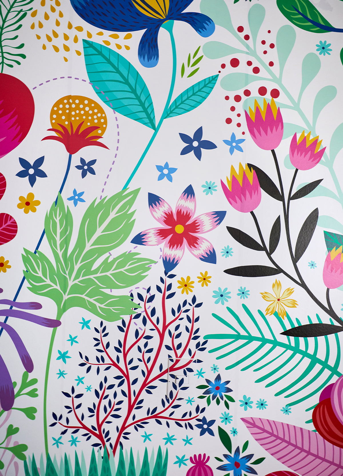 Papel de Parede Infantil Flora - Painel