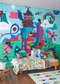 Papel de Parede Infantil Utopia - Painel