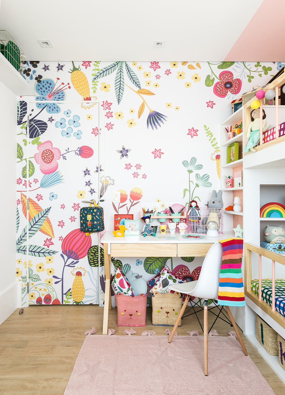 Papel de Parede Infantil Jardim Dia - Painel