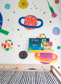 Papel de Parede Infantil Cosmos Off - Painel