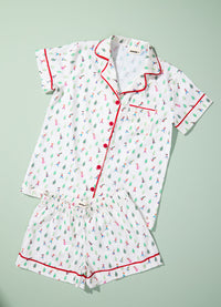 Pijama Americano Adulto Curto - Polo Norte