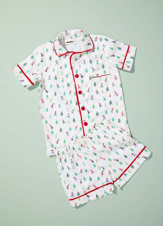 Pijama Americano Infantil Curto - Polo Norte