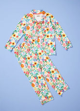Pijama Americano Infantil Longo - Canteiro de Flores