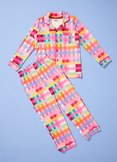 Pijama Americano Infantil Longo - Xadrez Radiante