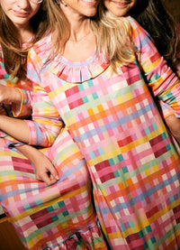 Camisola Manga Longa Adulto - Xadrez Radiante