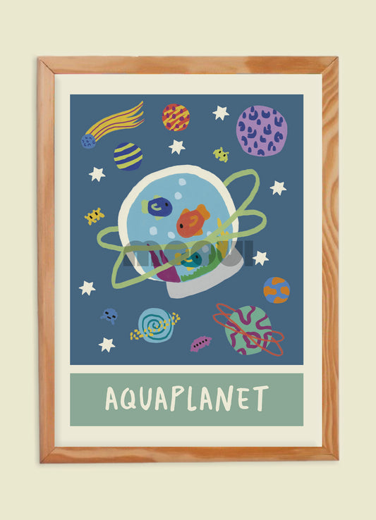 Pôster Infantil - Aquaplanet