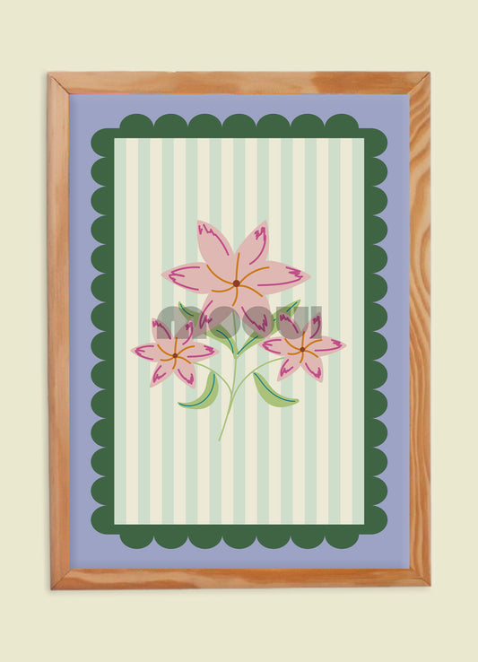 Pôster Infantil - Buque e Lírios