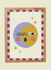 Pôster Infantil - Moon & Sun