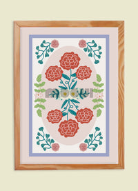 Pôster Infantil - Ornamento Floral