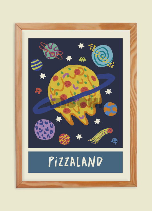 Pôster Infantil - Pizzaland