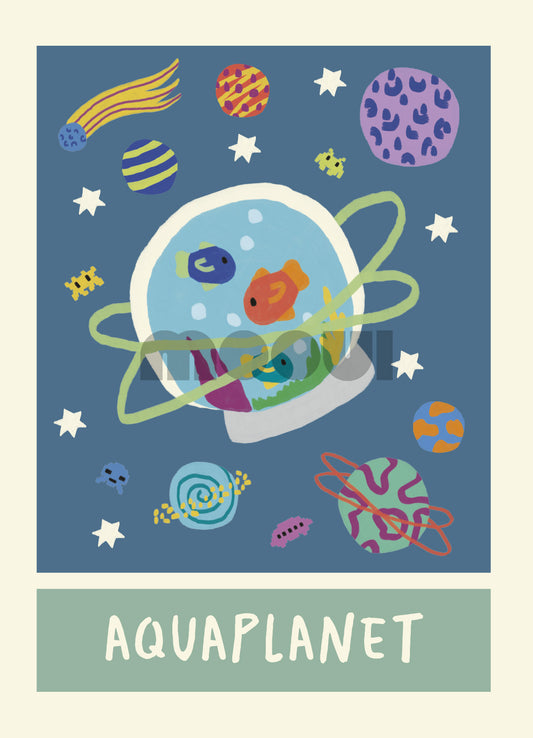 Pôster Infantil - Aquaplanet