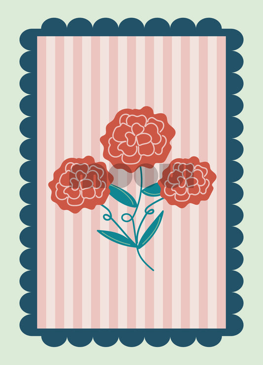 Pôster Infantil - Buque de Camélias