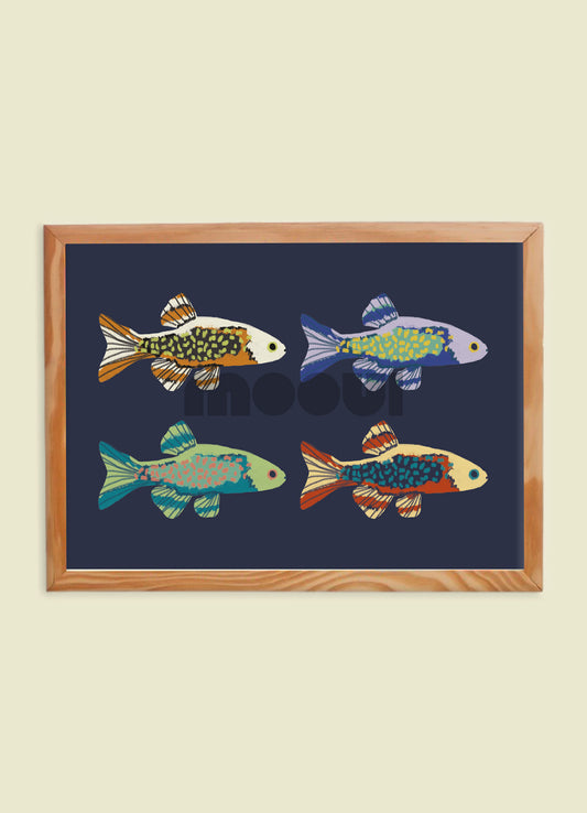 Pôster Infantil - Cardume