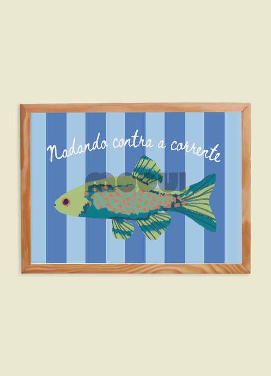 Pôster Infantil - Contra A Corrente