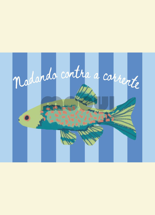 Pôster Infantil - Contra A Corrente