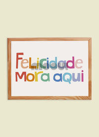 Pôster Infantil - Mora Aqui