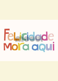 Pôster Infantil - Mora Aqui