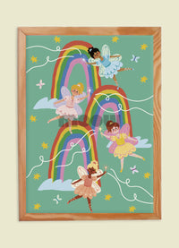 Pôster Infantil - Nascer do Arco-íris