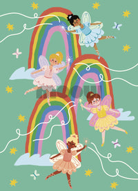 Pôster Infantil - Nascer do Arco-íris