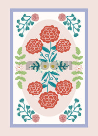 Pôster Infantil - Ornamento Floral