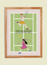 Pôster Infantil - Partida De Tenis