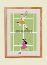 Pôster Infantil - Partida De Tenis
