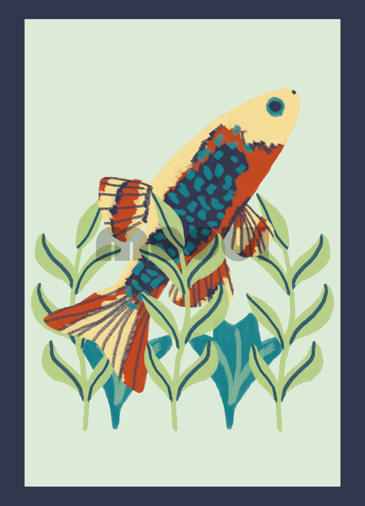 Pôster Infantil - Peixe Killi