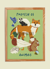 Pôster Infantil - Proteja