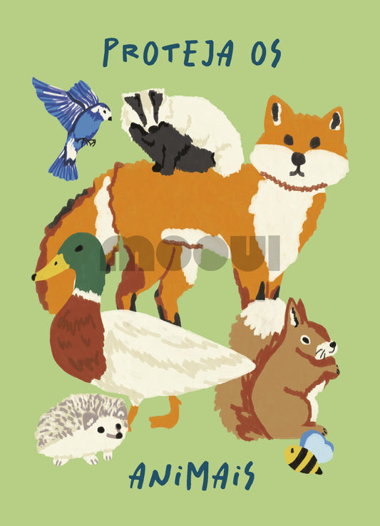 Pôster Infantil - Proteja