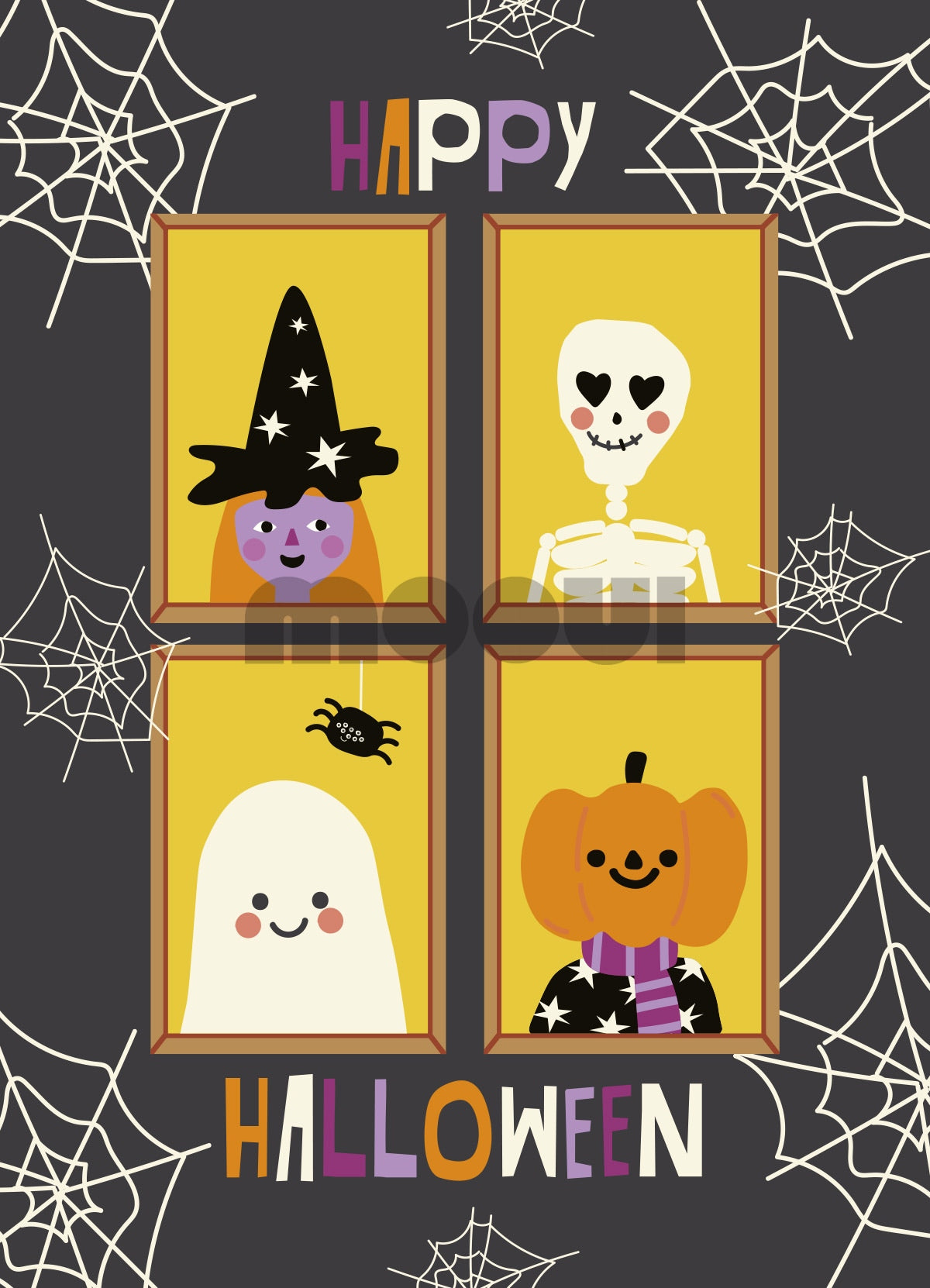 Pôster Infantil - Happy Halloween