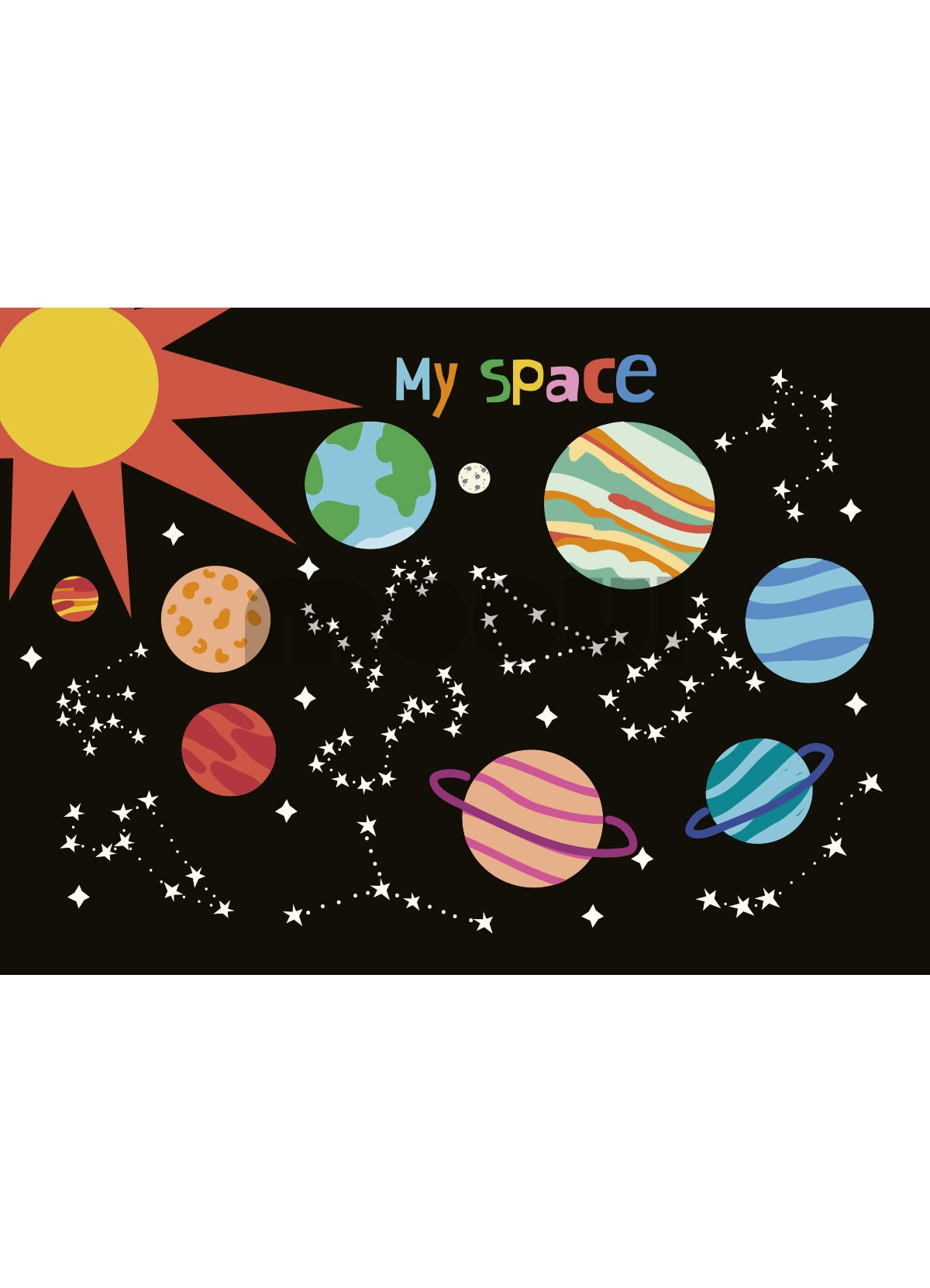 Pôster Infantil - My Space