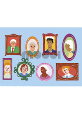 Pôster Infantil - Retratos de Família