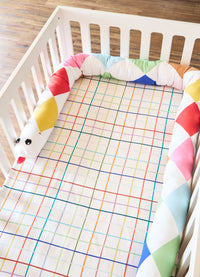 Protetor de Berço Minhocão - Pipa Arlequim