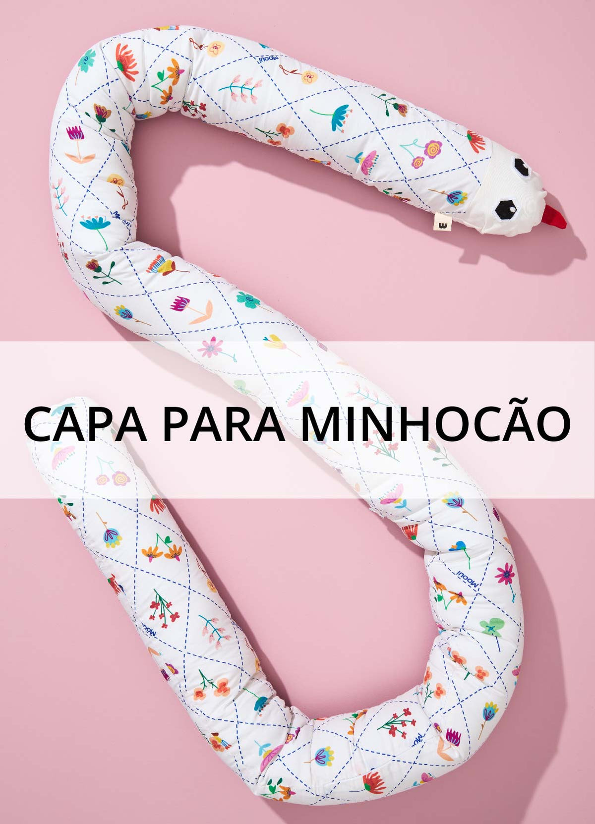 Capa para Protetor de Berço Minhocão - Cheiro de Flor