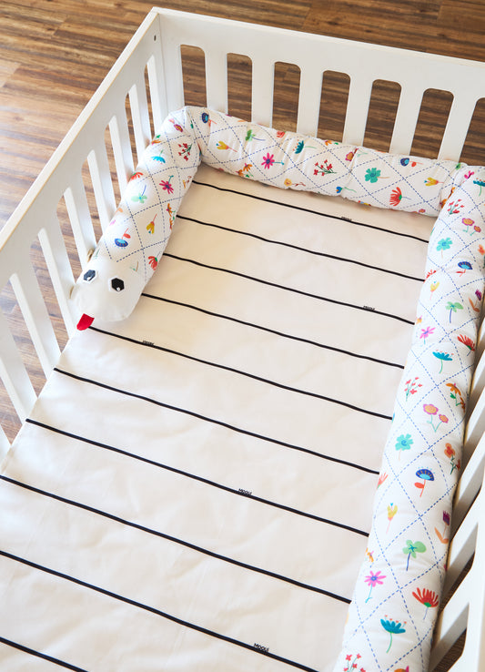 Protetor de Berço Minhocão - Cheiro de Flor