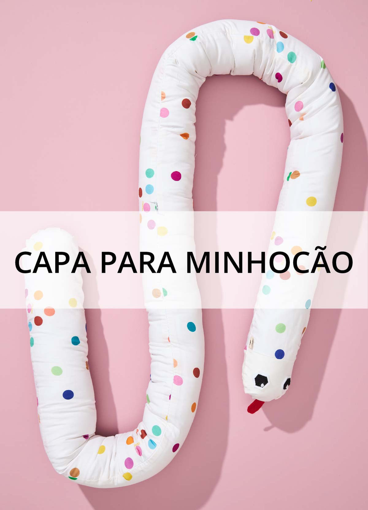 Capa para Protetor de Berço Minhocão - Espuma do Mar