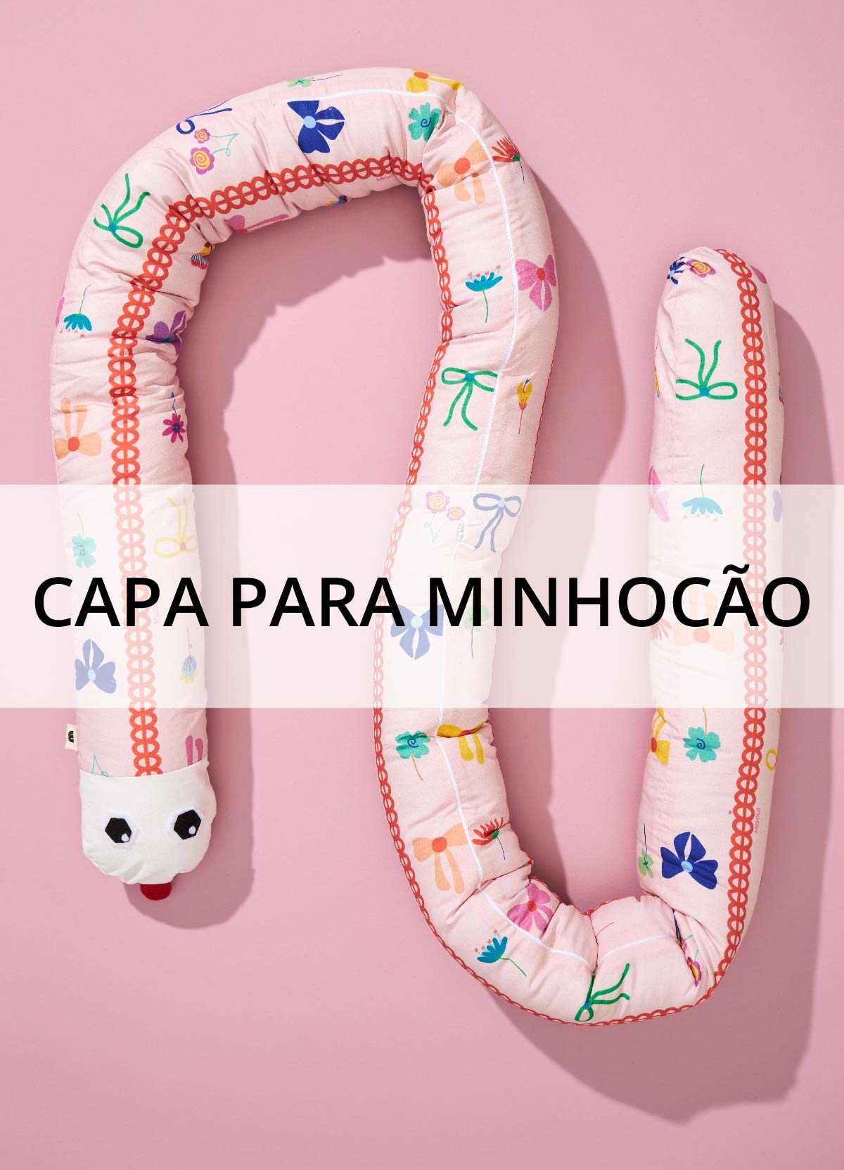 Capa para Protetor de Berço Minhocão - Laços de Amizade