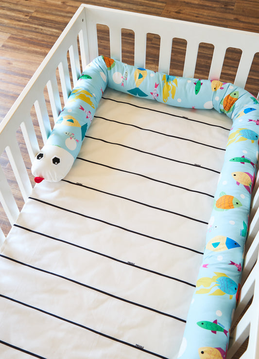 Protetor de Berço Minhocão - Peixinhos do Oceano