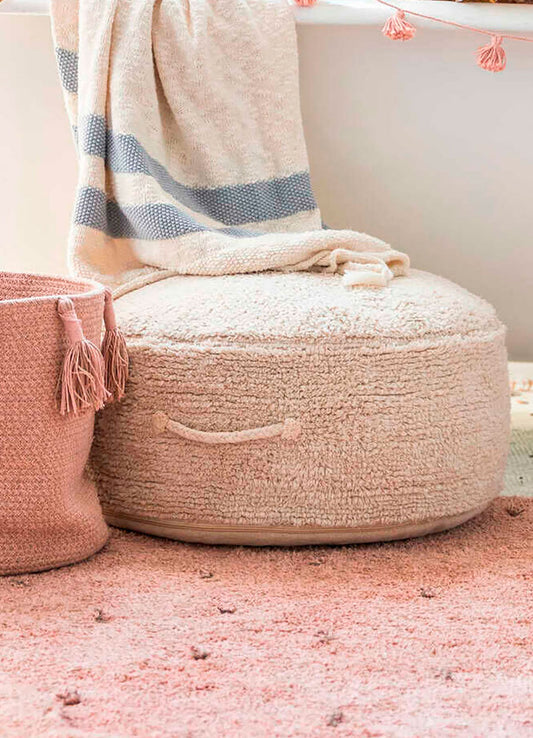 Pufe Lorena Canals - Chill Vintage Natural 50 x 50 x 20 cm