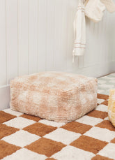 Pufe Lorena Canals - Vichy Rosa 40 x 40 x 20 cm