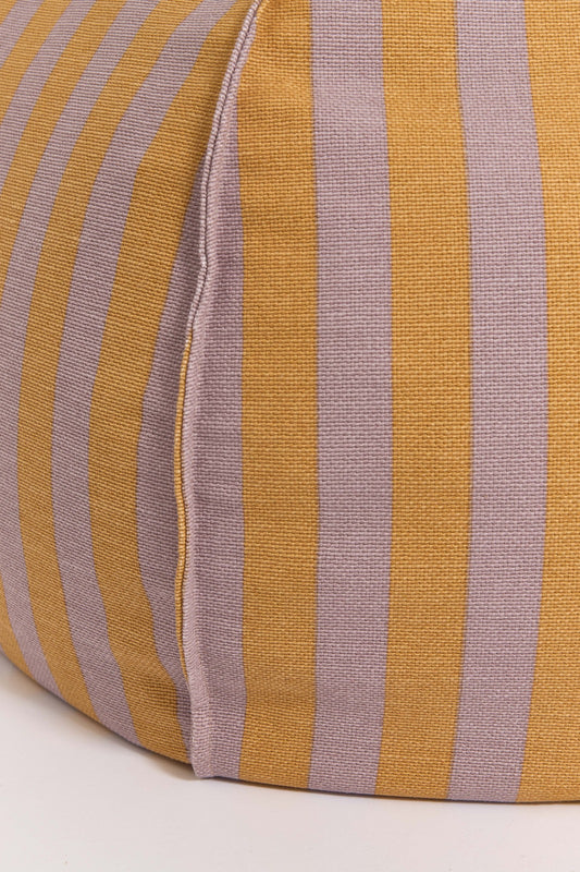 Pufe Nobodinoz Vibes Round - Amarelo e Lilás