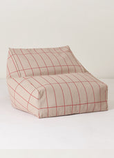 Pufe Nobodinoz Vibes Beanbag - Vermelho e Rosa