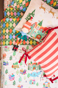 Capa de Edredom Infantil - Natal no Polo Norte