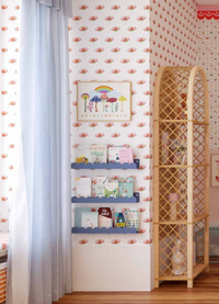 Papel de Parede Infantil - Flores Carmim